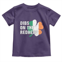 Dibs On The Redhead Toddler T Shirt Funny Irish St Patricks Day Shamrock