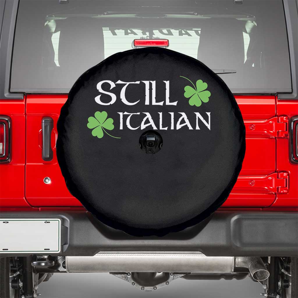 Still Italian St Patricks Day Spare Tire Cover Lucky Shamrock