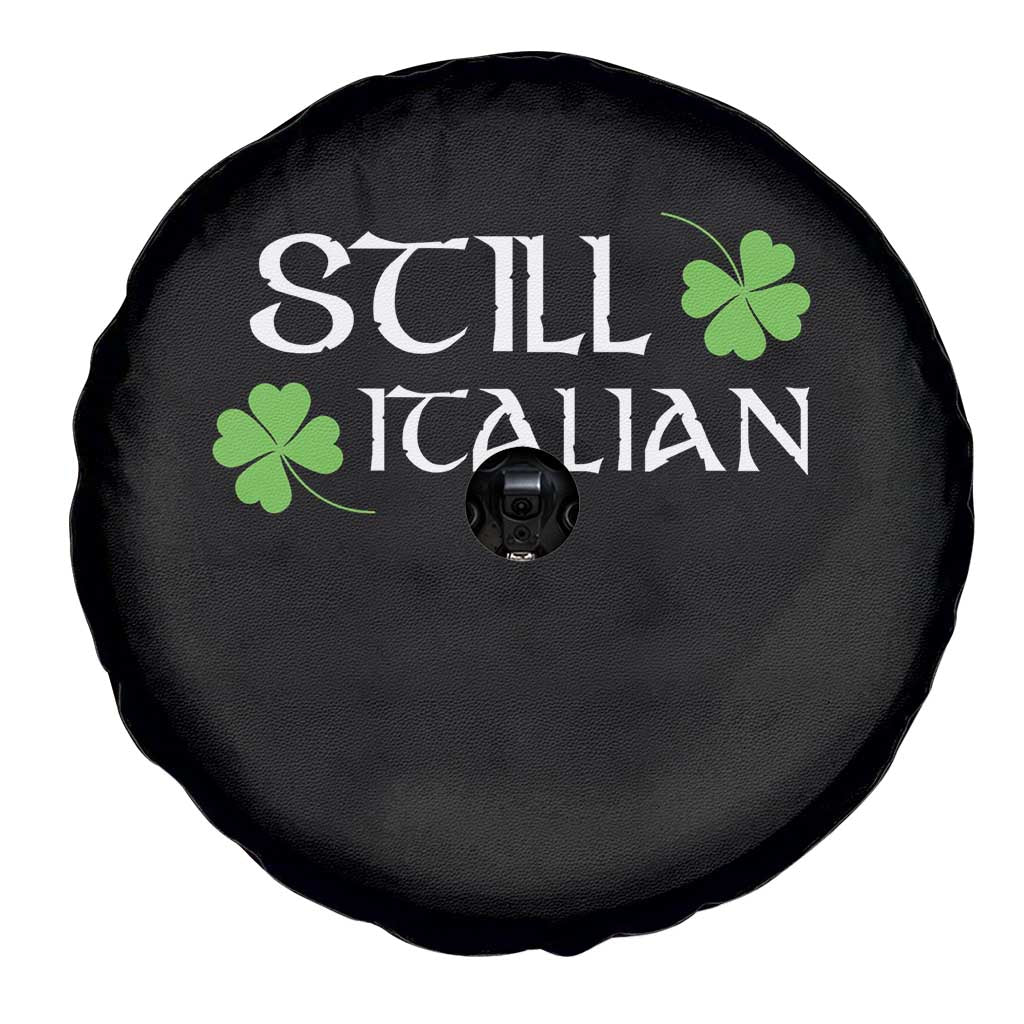 Still Italian St Patricks Day Spare Tire Cover Lucky Shamrock