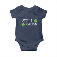 Still Italian St Patricks Day Baby Onesie Lucky Shamrock