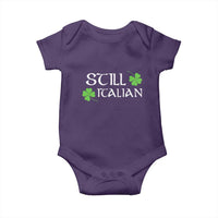 Still Italian St Patricks Day Baby Onesie Lucky Shamrock
