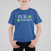Still Italian St Patricks Day T Shirt For Kid Lucky Shamrock