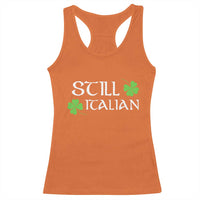 Still Italian St Patricks Day Racerback Tank Top Lucky Shamrock