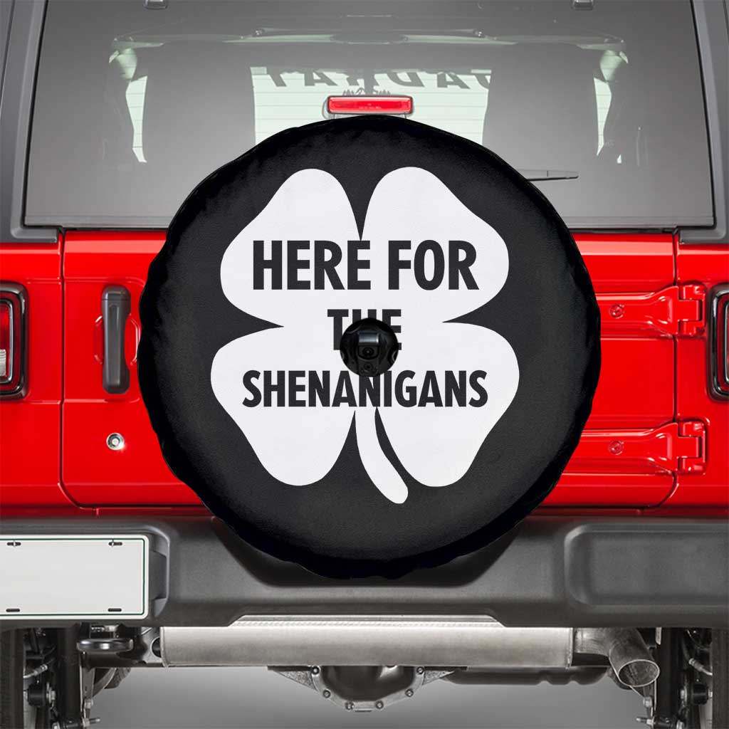 Funny Irish St Patricks Day Spare Tire Cover Here for the Shenanigans
