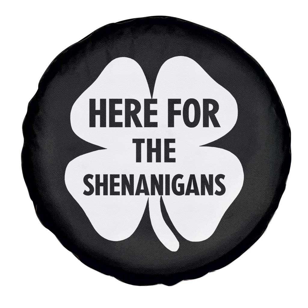 Funny Irish St Patricks Day Spare Tire Cover Here for the Shenanigans