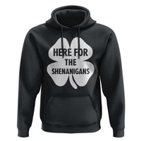 Funny Irish St Patricks Day Hoodie Here for the Shenanigans