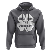 Funny Irish St Patricks Day Hoodie Here for the Shenanigans
