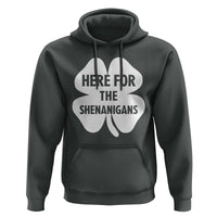 Funny Irish St Patricks Day Hoodie Here for the Shenanigans