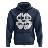 Funny Irish St Patricks Day Hoodie Here for the Shenanigans