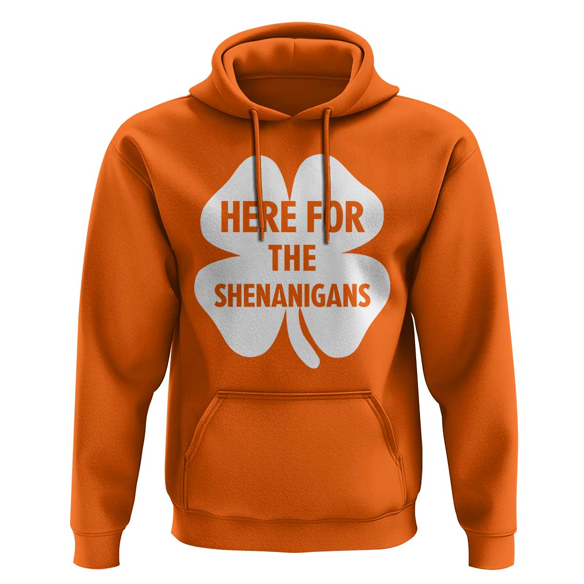 Funny Irish St Patricks Day Hoodie Here for the Shenanigans