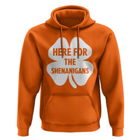 Funny Irish St Patricks Day Hoodie Here for the Shenanigans