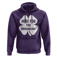 Funny Irish St Patricks Day Hoodie Here for the Shenanigans