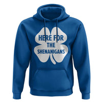 Funny Irish St Patricks Day Hoodie Here for the Shenanigans