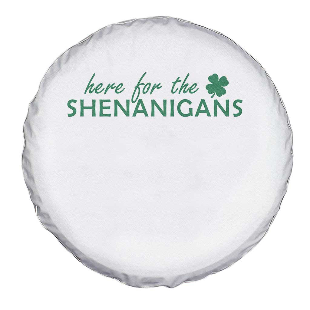 Funny Irish St Patricks Day Spare Tire Cover Here For The Shenanigan Shamrock