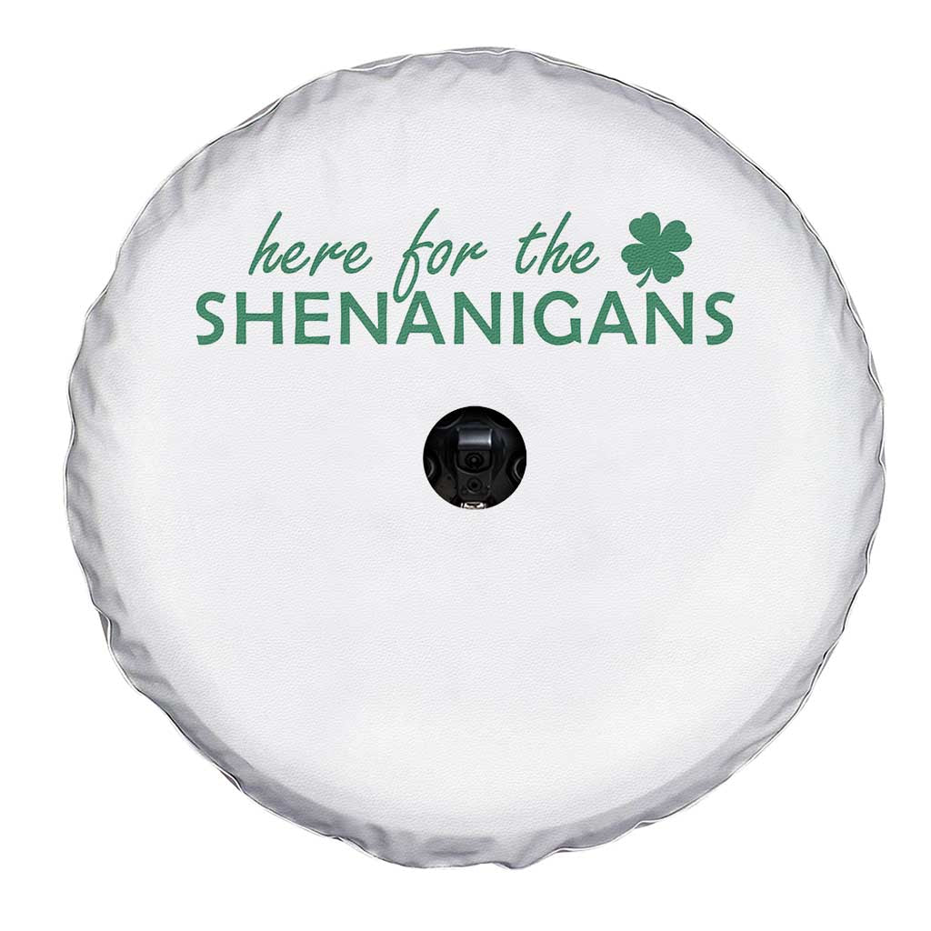Funny Irish St Patricks Day Spare Tire Cover Here For The Shenanigan Shamrock