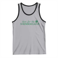 Funny Irish St Patricks Day Tank Top Here For The Shenanigan Shamrock