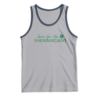 Funny Irish St Patricks Day Tank Top Here For The Shenanigan Shamrock