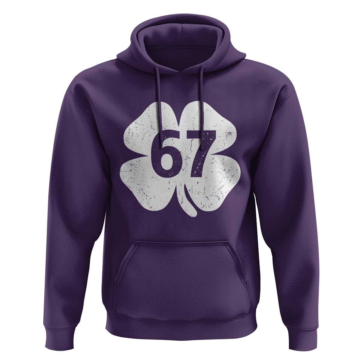 Funny Irish St Patricks Day Shamrock 67 Hoodie Six Seven 6 7 Meme Gen Alpha Slang
