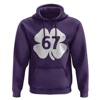 Funny Irish St Patricks Day Shamrock 67 Hoodie Six Seven 6 7 Meme Gen Alpha Slang