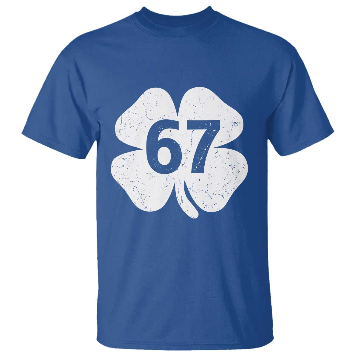 Funny Irish St Patricks Day Shamrock 67 T Shirt Six Seven 6 7 Meme Gen Alpha Slang
