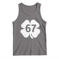 Funny Irish St Patricks Day Shamrock 67 Tank Top Six Seven 6 7 Meme Gen Alpha Slang