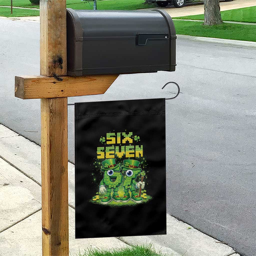 Funny Irish St Patricks Day 67 Garden Flag Six Seven Brainrot Italian Gaming 6 7 Meme Gen Alpha Slang