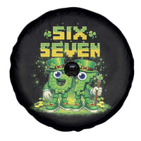 Funny Irish St Patricks Day 67 Spare Tire Cover Six Seven Brainrot Italian Gaming 6 7 Meme Gen Alpha Slang