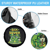 Funny Irish St Patricks Day 67 Spare Tire Cover Six Seven Brainrot Italian Gaming 6 7 Meme Gen Alpha Slang