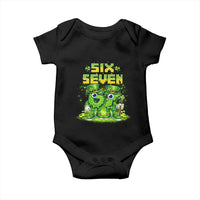 Funny Irish St Patricks Day 67 Baby Onesie Six Seven Brainrot Italian Gaming 6 7 Meme Gen Alpha Slang