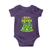 Funny Irish St Patricks Day 67 Baby Onesie Six Seven Brainrot Italian Gaming 6 7 Meme Gen Alpha Slang