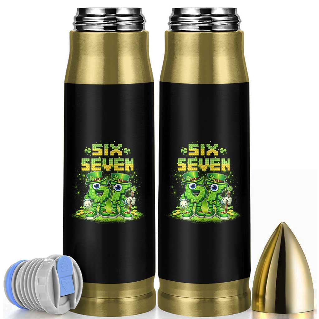 Funny Irish St Patricks Day 67 Bullet Tumbler Six Seven Brainrot Italian Gaming 6 7 Meme Gen Alpha Slang