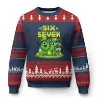 Funny Irish St Patricks Day 67 Ugly Christmas Sweater Six Seven Brainrot Italian Gaming 6 7 Meme Gen Alpha Slang
