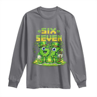 Funny Irish St Patricks Day 67 Long Sleeve Shirt Six Seven Brainrot Italian Gaming 6 7 Meme Gen Alpha Slang