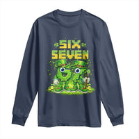Funny Irish St Patricks Day 67 Long Sleeve Shirt Six Seven Brainrot Italian Gaming 6 7 Meme Gen Alpha Slang