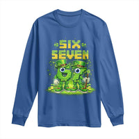 Funny Irish St Patricks Day 67 Long Sleeve Shirt Six Seven Brainrot Italian Gaming 6 7 Meme Gen Alpha Slang