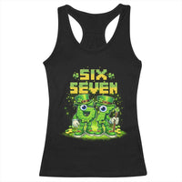 Funny Irish St Patricks Day 67 Racerback Tank Top Six Seven Brainrot Italian Gaming 6 7 Meme Gen Alpha Slang