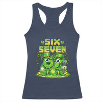 Funny Irish St Patricks Day 67 Racerback Tank Top Six Seven Brainrot Italian Gaming 6 7 Meme Gen Alpha Slang