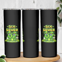 Funny Irish St Patricks Day 67 Skinny Tumbler Six Seven Brainrot Italian Gaming 6 7 Meme Gen Alpha Slang