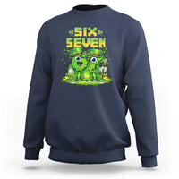 Funny Irish St Patricks Day 67 Sweatshirt Six Seven Brainrot Italian Gaming 6 7 Meme Gen Alpha Slang