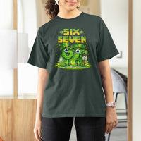 Funny Irish St Patricks Day 67 T Shirt For Women Six Seven Brainrot Italian Gaming 6 7 Meme Gen Alpha Slang