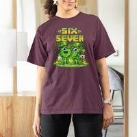 Funny Irish St Patricks Day 67 T Shirt For Women Six Seven Brainrot Italian Gaming 6 7 Meme Gen Alpha Slang