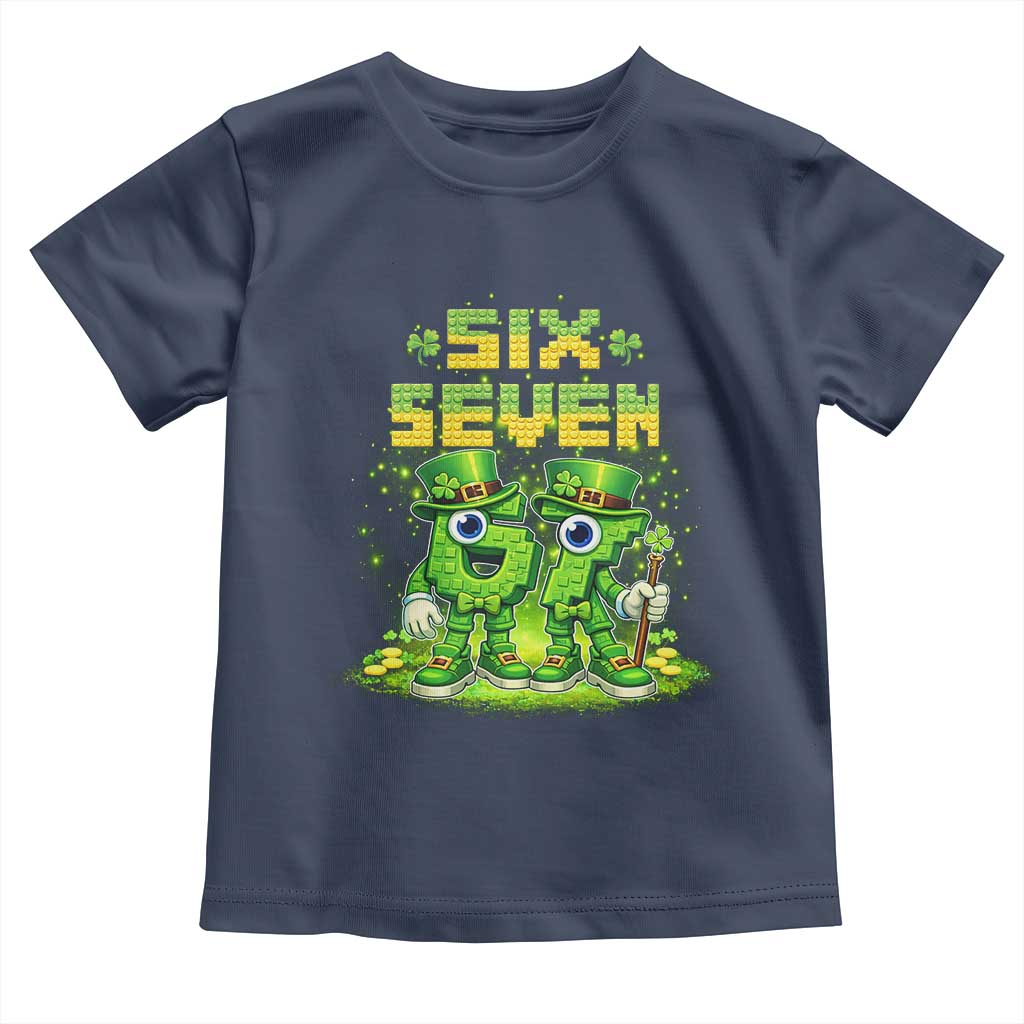 Funny Irish St Patricks Day 67 Toddler T Shirt Six Seven Brainrot Italian Gaming 6 7 Meme Gen Alpha Slang