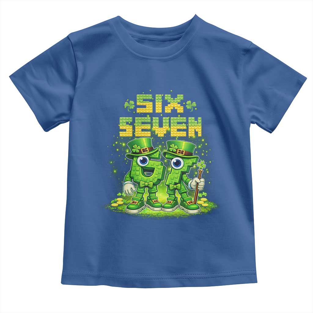 Funny Irish St Patricks Day 67 Toddler T Shirt Six Seven Brainrot Italian Gaming 6 7 Meme Gen Alpha Slang