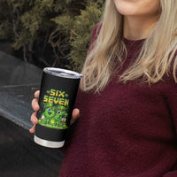 Funny Irish St Patricks Day 67 Tumbler Cup Six Seven Brainrot Italian Gaming 6 7 Meme Gen Alpha Slang