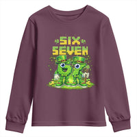 Funny Irish St Patricks Day 67 Youth Sweatshirt Six Seven Brainrot Italian Gaming 6 7 Meme Gen Alpha Slang
