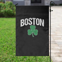 Boston Garden Flag St Patricks Day Irish Green Shamrock Massachusetts