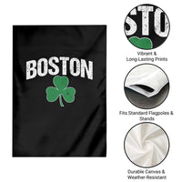 Boston Garden Flag St Patricks Day Irish Green Shamrock Massachusetts