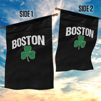 Boston Garden Flag St Patricks Day Irish Green Shamrock Massachusetts
