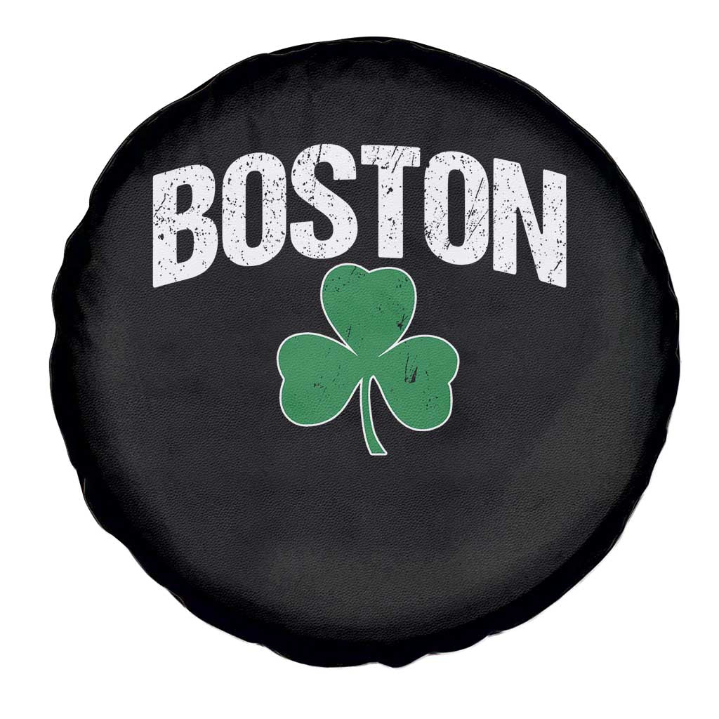 Boston Spare Tire Cover St Patricks Day Irish Green Shamrock Massachusetts