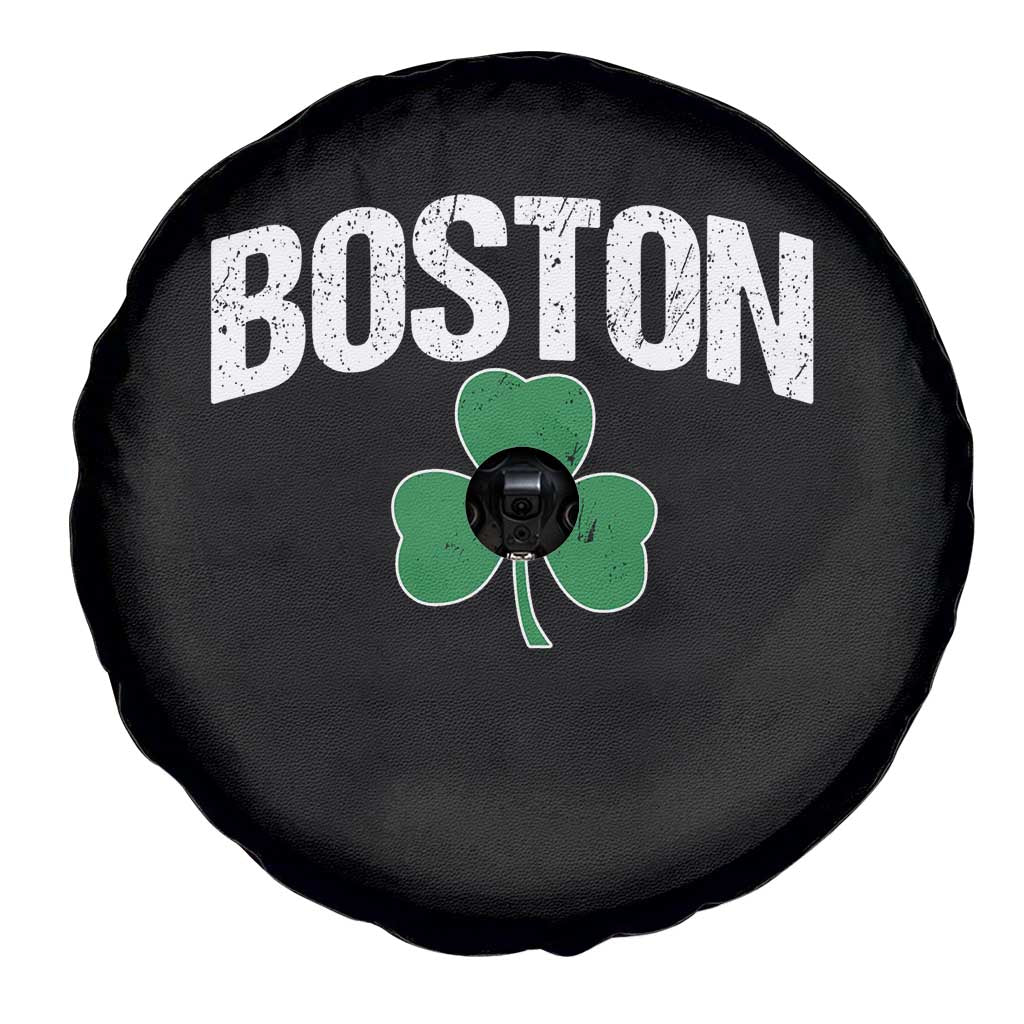 Boston Spare Tire Cover St Patricks Day Irish Green Shamrock Massachusetts
